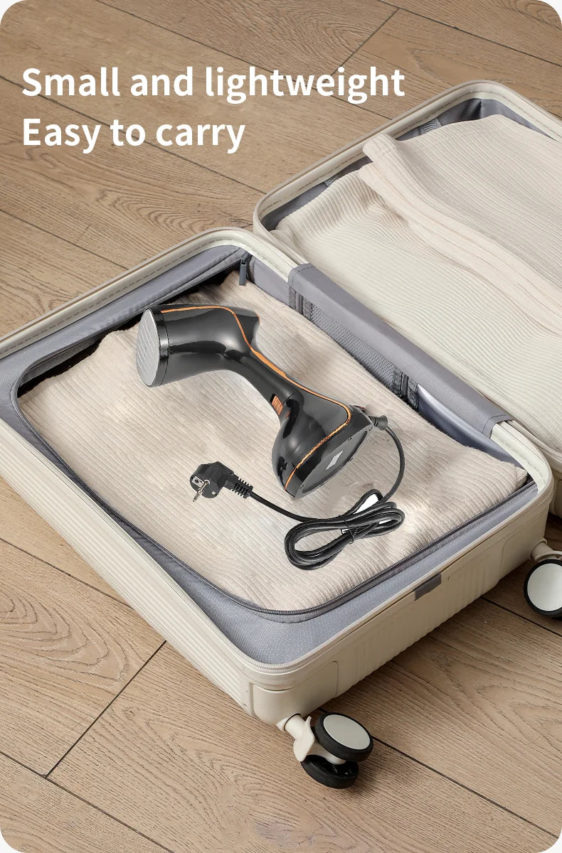 Portable Handheld Garment Steamer – Fast Heat, Travel-Friendly, 1640W