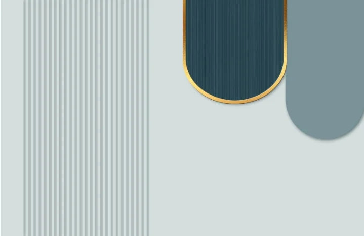 Retro Geometric Colorblock Wallpaper – Custom Size Peel & Stick