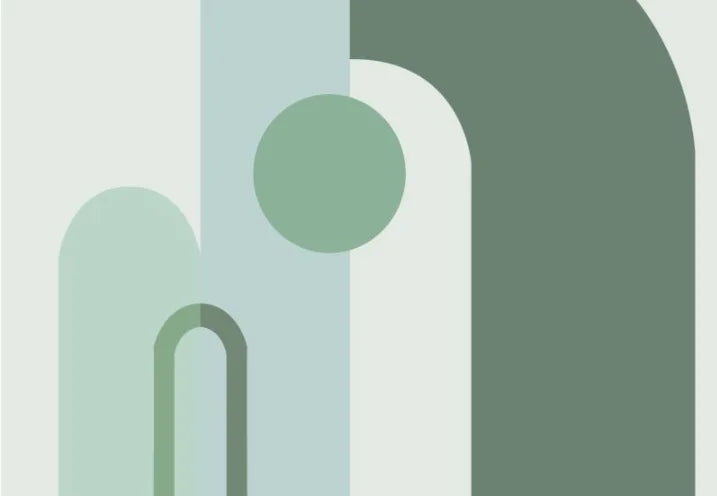 Retro Geometric Colorblock Wallpaper – Custom Size Peel & Stick