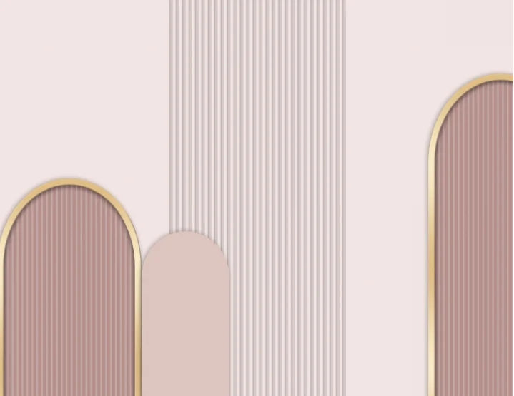 Retro Geometric Colorblock Wallpaper – Custom Size Peel & Stick
